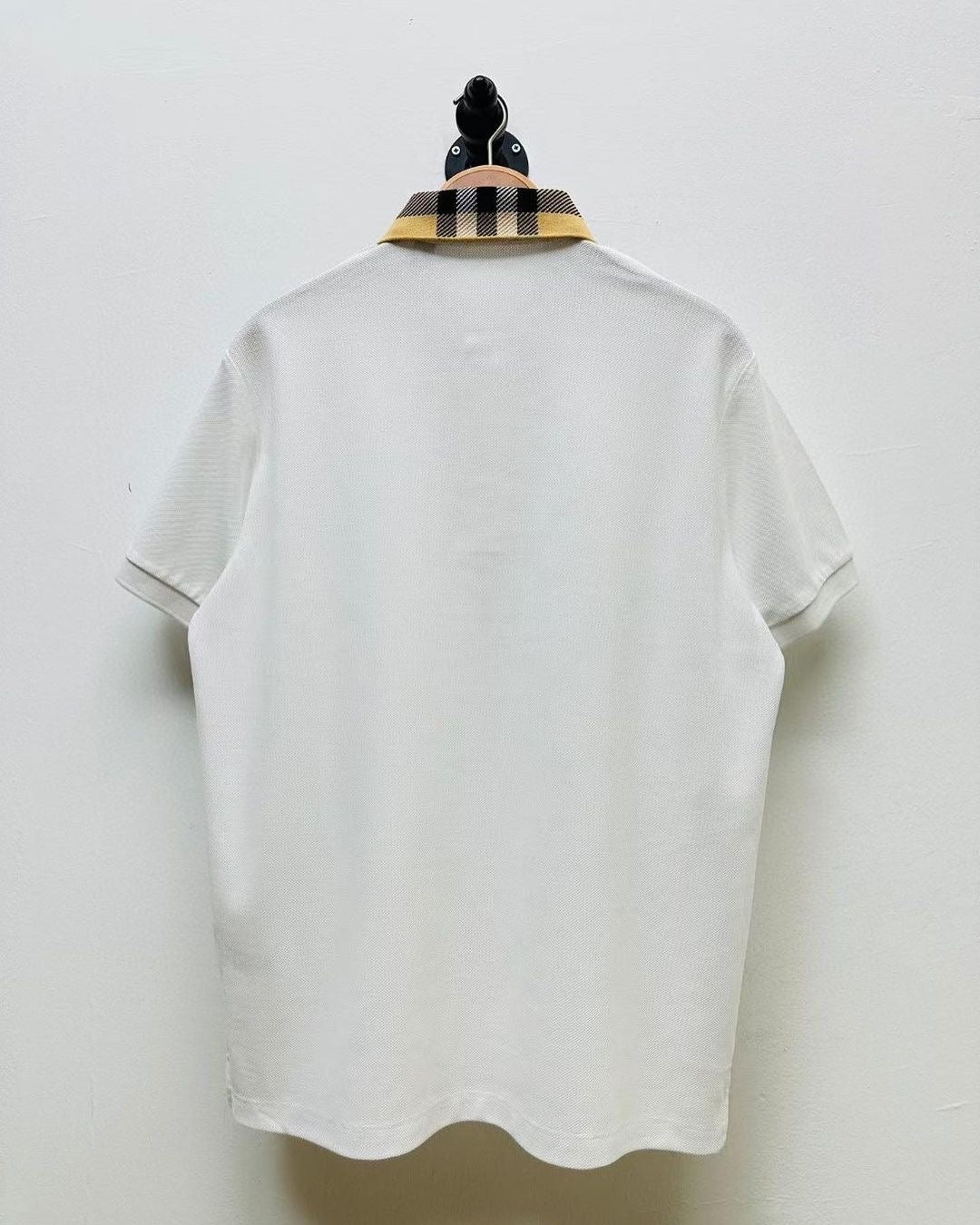 Plaid Colar Polo
