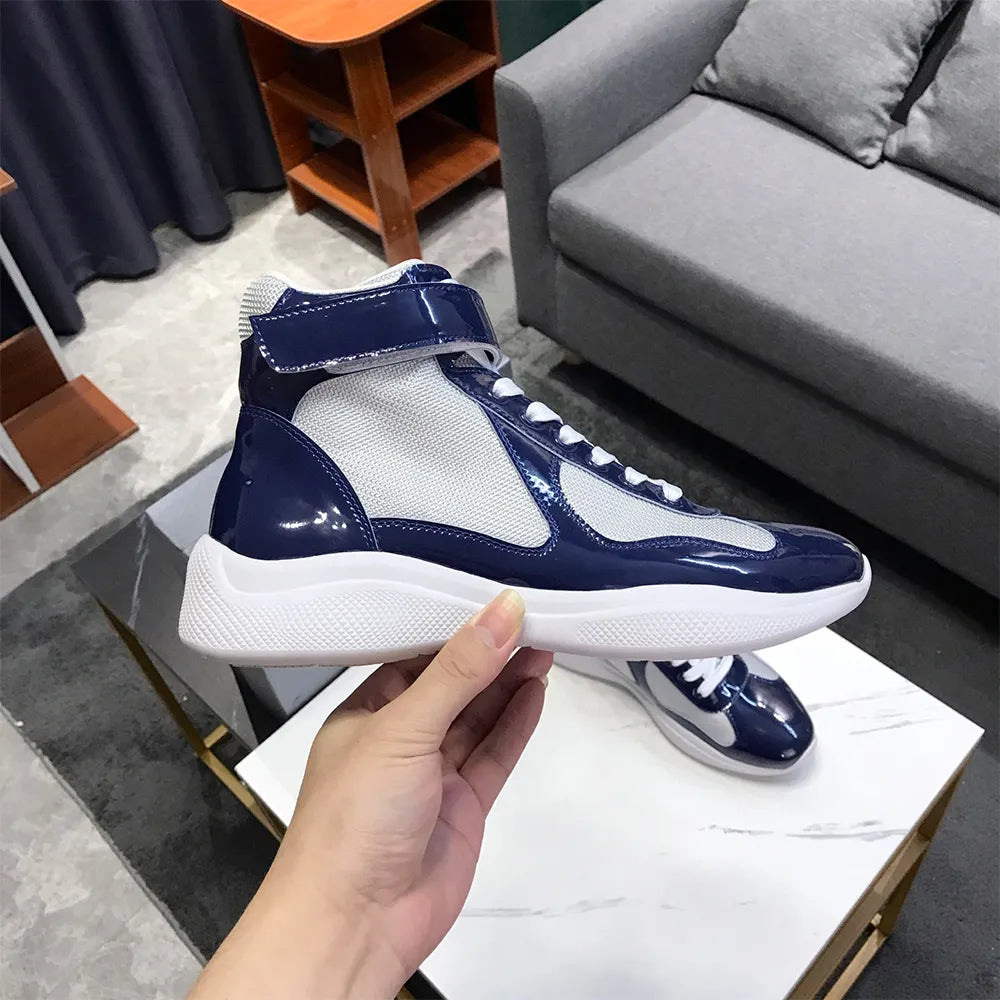Mens Americas Cup high top sneakers