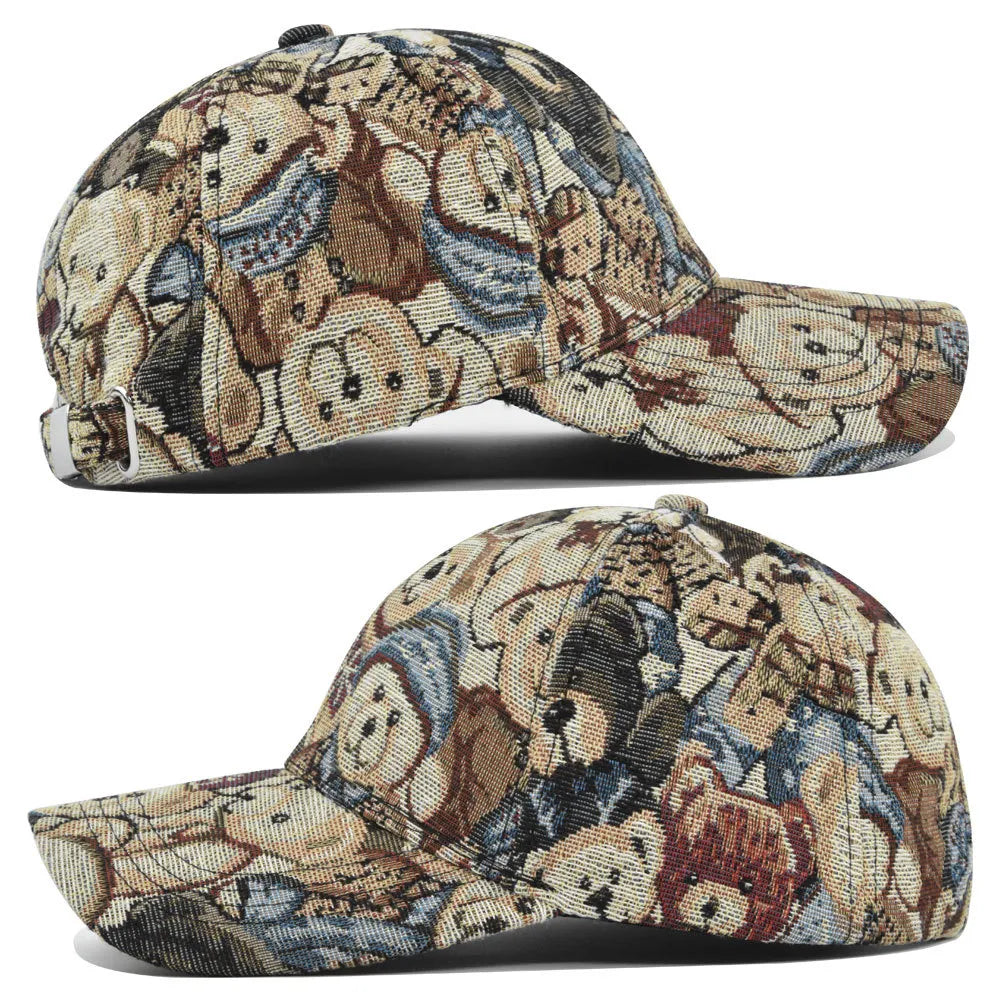 Adjustable Bear Baseball Cap