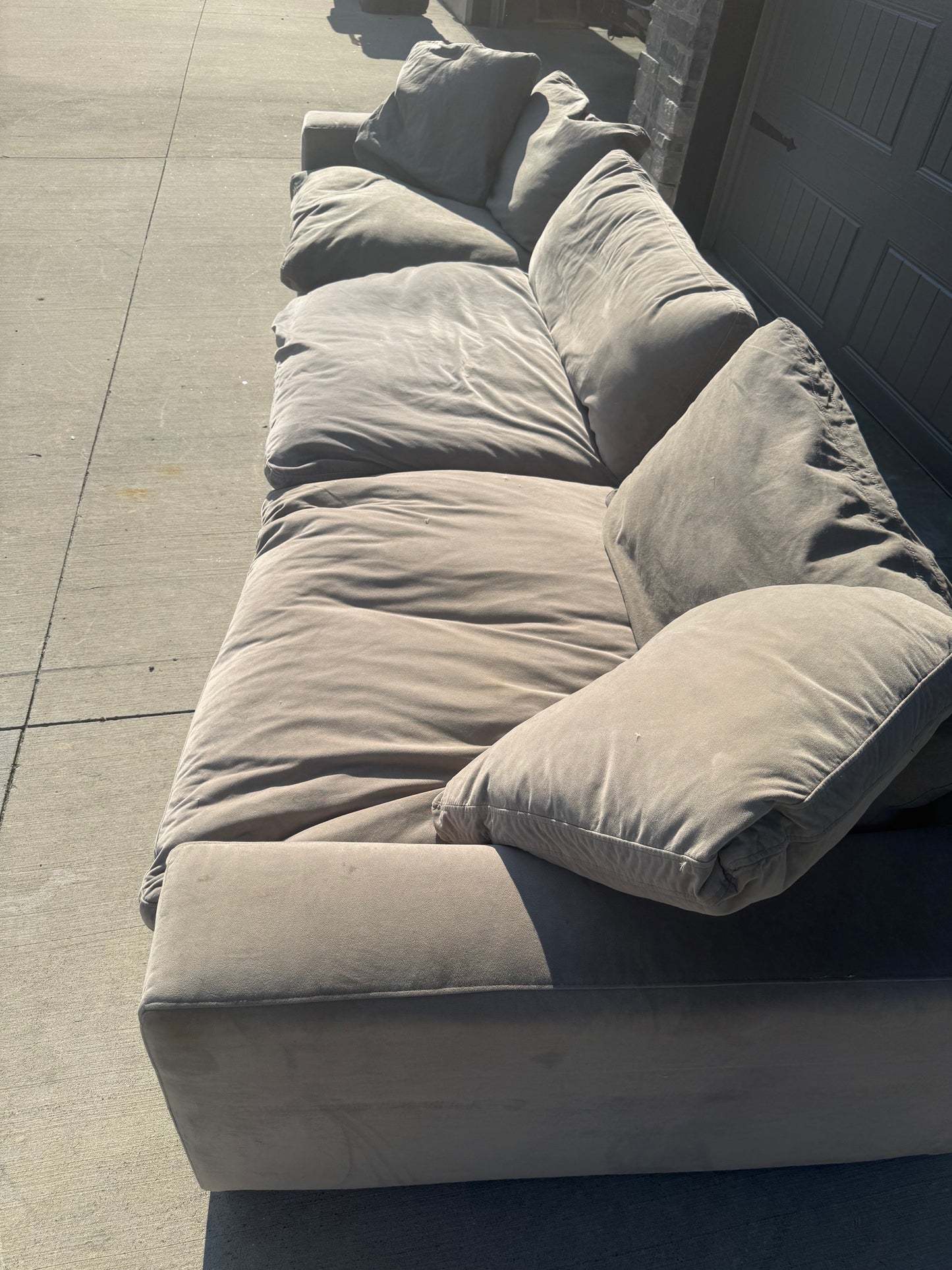 Large Dream Grey 3-piece modular sectional