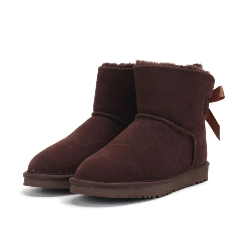 Suede Fur Lined Boots