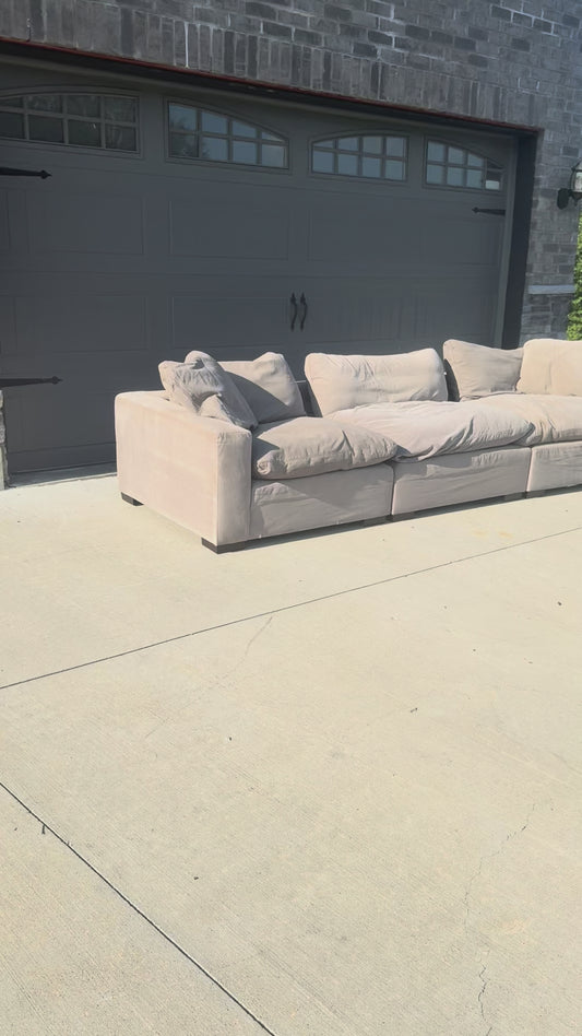 Large Dream Grey 3-piece modular sectional